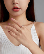 Load image into Gallery viewer, Eye Shaped Evil Eye Finger Wrap Ring - Ring6Dark Blue