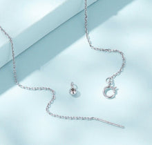 Load image into Gallery viewer, Eye Shaped Evil Eye with Star Charm Silver Necklace - Necklace