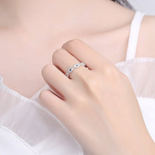 Load image into Gallery viewer, Finger Wrap Evil Eyes Silver Ring - Ring6