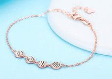 Load image into Gallery viewer, Four Evil Eyes Silver Bracelets - BraceletRose Gold