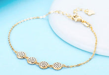 Load image into Gallery viewer, Four Evil Eyes Silver Bracelets - BraceletRose Gold