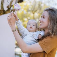 Load image into Gallery viewer, Hamsa and Hearts Charmed Copper Bangle - Bracelet