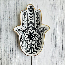 Load image into Gallery viewer, Hamsa Hand Themed Multipurpose Decorative Plate - Decorative Plate