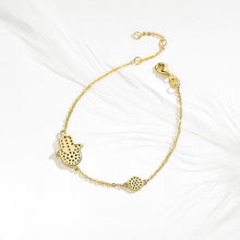 Load image into Gallery viewer, Hamsa Hand with Dual Evil Eye Silver Bracelet - BraceletRose Gold