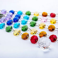 Load image into Gallery viewer, Hamsa Hand with Evil Eye Wall Hanging with Suncatcher Crystals - Wall Hanging