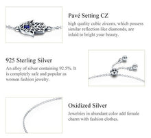Load image into Gallery viewer, Hamsa Hand with Three Evil Eyes Silver Bracelet - Bracelet