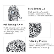 Load image into Gallery viewer, Hamsa Hand with Tree of Life Silver Pendant - Pendant