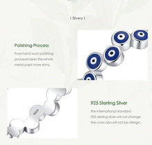 Load image into Gallery viewer, Infinite Blue Evil Eyes Finger Wrap Ring - Ring5