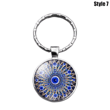 Load image into Gallery viewer, Metallic Evil Eye Amulet Keychains - 12 Designs - KeychainStyle-7