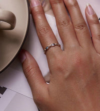 Load image into Gallery viewer, Multicolor Eye Shaped Evil Eyes Finger Wrap Ring - RingMulticolor6