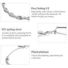 Load image into Gallery viewer, Multicolor Eye Shaped White Stone Studded Evil Eyes Silver Bracelet - Bracelet