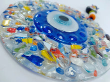 Load image into Gallery viewer, Multicolor Kaleidoscopic Evil Eye Wall Hangings - Wall HangingCircular2023