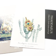 Load image into Gallery viewer, Multicolor Stone Hamsa Hand Silver Pendant - Pendant