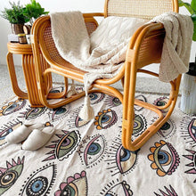 Load image into Gallery viewer, Only Evil Eyes Multipurpose Blanket, Wall Hanging, Sofa Cover, and More - Home Decor