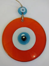Load image into Gallery viewer, Orange Evil Eye Wall Hanging - Wall Hanging