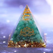 Load image into Gallery viewer, Orgone Pyramid with Luckiest Adventurine - Home Decor5 cm or 1.96" inches