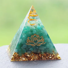 Load image into Gallery viewer, Orgone Pyramid with Luckiest Adventurine - Home Decor5 cm or 1.96" inches