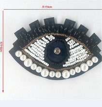 Load image into Gallery viewer, Pink Evil Eye DIY Sew-On Patch - AccessoriesBlue-Black