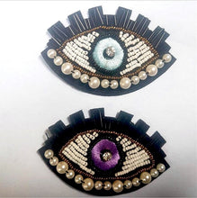 Load image into Gallery viewer, Pink Evil Eye DIY Sew-On Patch - AccessoriesPink