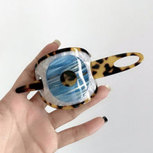 Load image into Gallery viewer, Protective Evil Eye Decorative Hair Clips - Hair ClipHair StickBlue Evil Eye with Leopard Spots Design