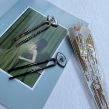 Load image into Gallery viewer, Protective Evil Eye Hair Pins - AccessoriesWhite