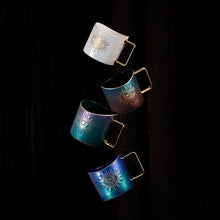 Load image into Gallery viewer, Protective Evil Eye Large Porcelain Mugs - MugDark Blue