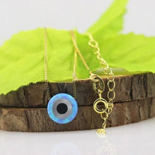 Load image into Gallery viewer, Radiant Opal Stone Evil Eye Necklaces - NecklaceColor 2Gold Box