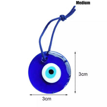 Load image into Gallery viewer, Single Blue Stone Evil Eye Car Hangings - Car HangingMedium
