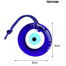 Load image into Gallery viewer, Single Blue Stone Evil Eye Car Hangings - Car HangingExtra Large
