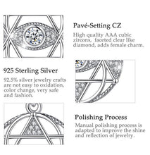 Load image into Gallery viewer, Star of David with Evil Eye Silver Necklace - Necklace