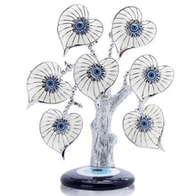 Load image into Gallery viewer, Transparent Leaves Themed Evil Eye Desktop Ornament - Ornament