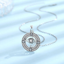 Load image into Gallery viewer, Transparent Stone Studded Eye of Horus Evil Eye Pendant and Necklace - NecklaceOnly Pendant