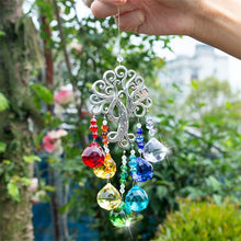 Load image into Gallery viewer, Tree of Life Wall Hanging with Multicolor Suncatcher Crystals - Wall HangingStyle 2