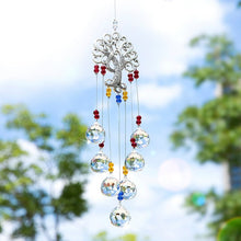 Load image into Gallery viewer, Tree of Life Wall Hanging with Transparent Suncatcher Crystals - Wall HangingStyle 2