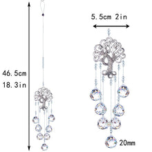 Load image into Gallery viewer, Tree of Life Wall Hanging with Transparent Suncatcher Crystals - Wall HangingStyle 2
