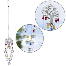 Load image into Gallery viewer, Tree of Life Wall Hanging with Transparent Suncatcher Crystals - Wall HangingStyle 2