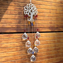 Load image into Gallery viewer, Tree of Life Wall Hanging with Transparent Suncatcher Crystals - Wall HangingStyle 2
