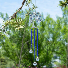 Load image into Gallery viewer, Tree of Life with Evil Eyes Wall Hanging with Suncatcher Crystals - Wall Hanging