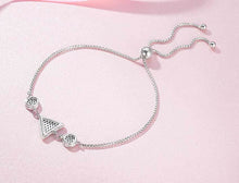 Load image into Gallery viewer, Turquoise Stone Abstract Evil Eyes Silver Bracelet - Bracelet