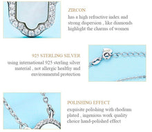 Load image into Gallery viewer, Vibrant Metallic Hamsa Hand Silver Necklaces - NecklaceWhite Opal Color Stone