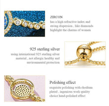 Load image into Gallery viewer, White and Blue Stone Evil Eye Silver Bracelets - BraceletRose Gold