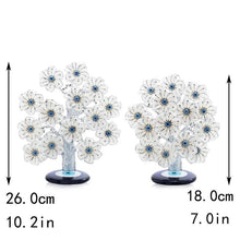 Load image into Gallery viewer, White Flowers Themed Evil Eye Desktop Ornament - Ornament