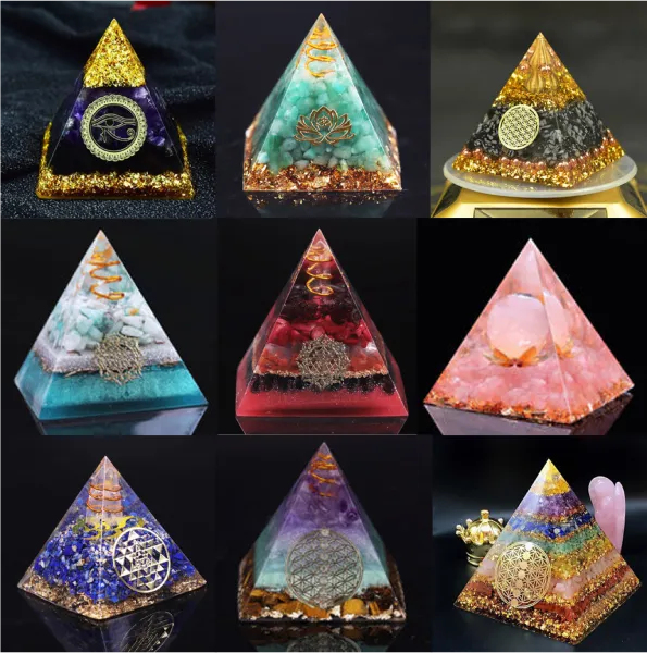 Image of 9 Orgone Pyramids