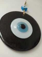 Load image into Gallery viewer, Black Evil Eye Wall Hanging - Wall Hanging
