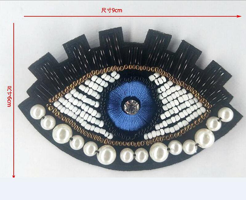 Blue Evil Eye DIY Sew-On Patch - AccessoriesBlue