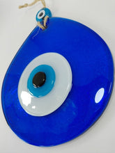Load image into Gallery viewer, Dark Blue Evil Eye Wall Hangings - Wall HangingWaterdrop Shape
