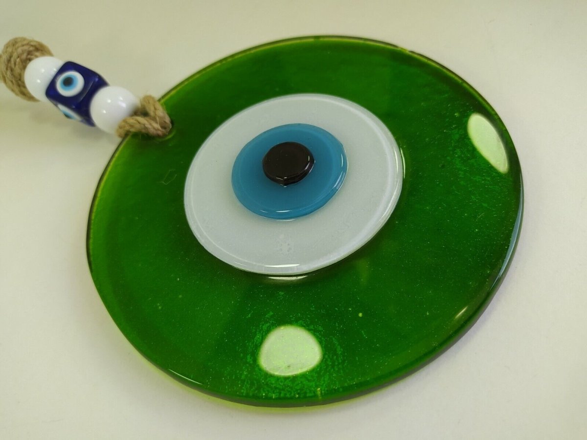 Dark Green Evil Eye Wall Hanging