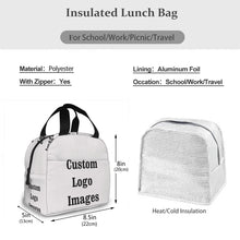 Load image into Gallery viewer, Evil Eye Lunch Bag (Insulated with Exterior Pocket) - AccessoriesGreen
