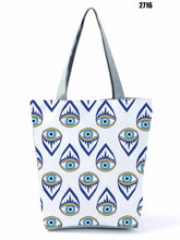 Load image into Gallery viewer, Evil Eye Tote Bag - Evil Eye Beach Bag - 19 Designs - Accessories2716
