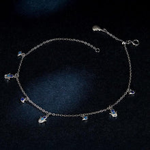 Load image into Gallery viewer, Evil Eyes with Hamsa Hands Silver Anklet - Anklet
